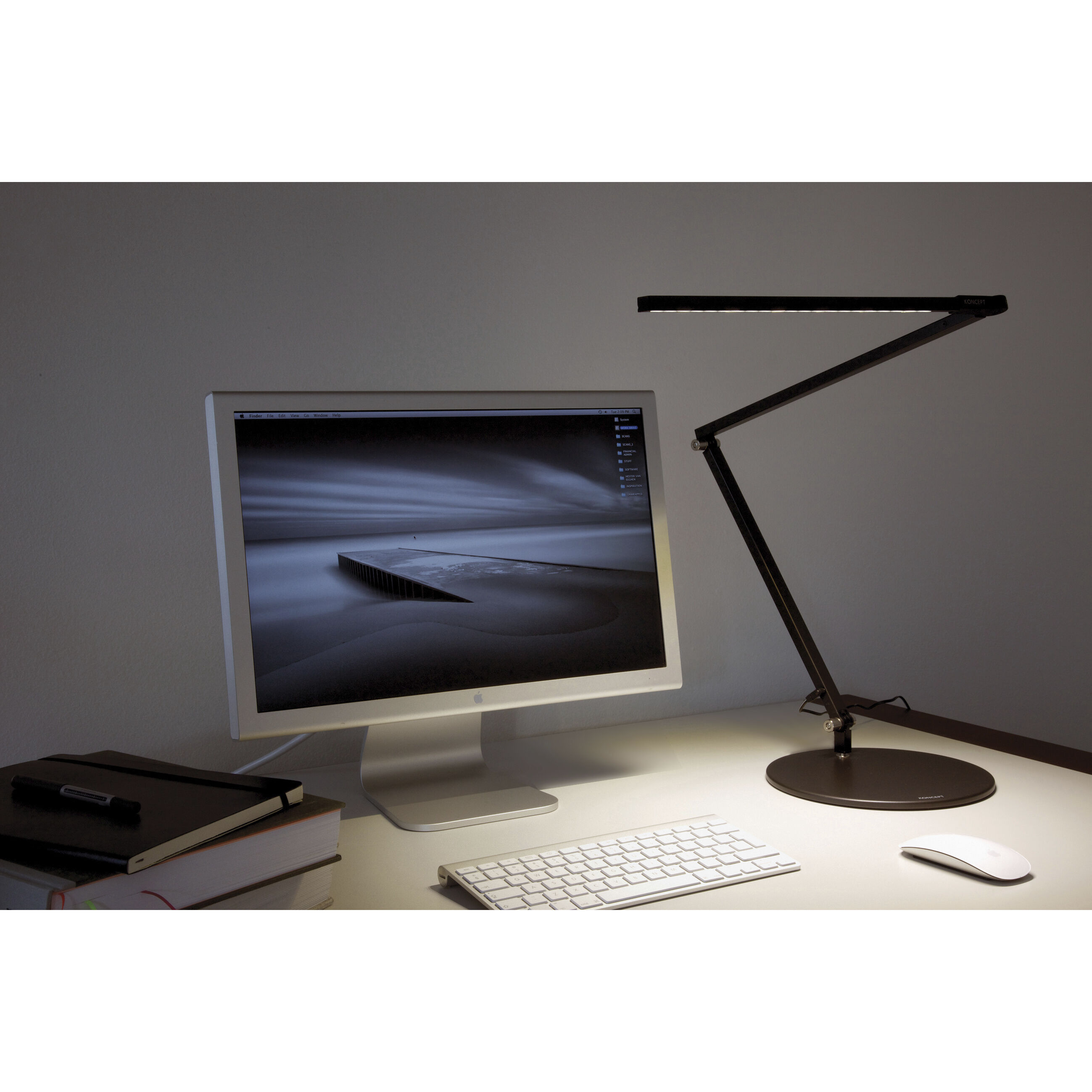 Z-Bar 16.42 inch 7.50 watt Metallic Black Desk Lamp Portable Light